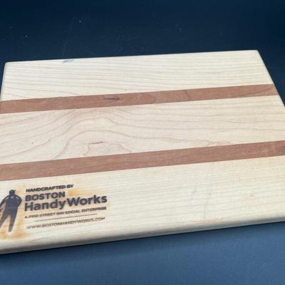 10” Boston Handy Works Wooden Cutting Board