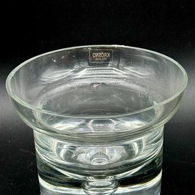 Krosno Poland Glass W Sticker 
