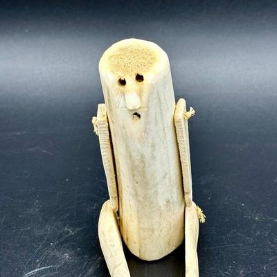 Inuit Carved Bone Figure