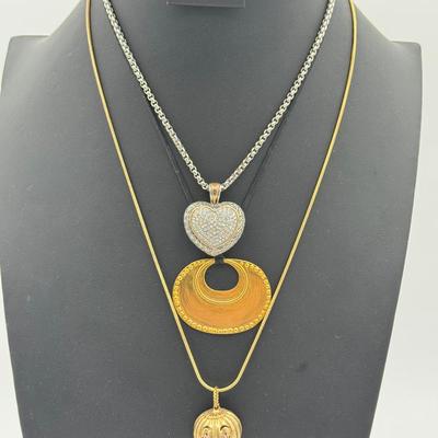 (3) Pendant Necklaces
