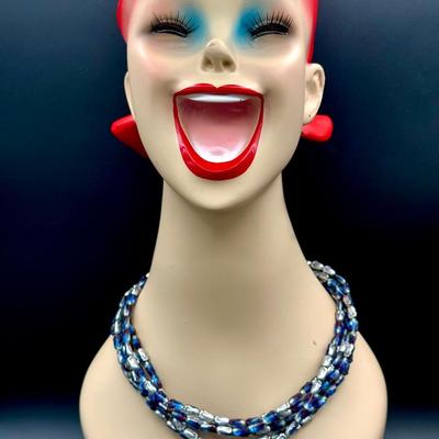 Multi Tone Beaded Necklace