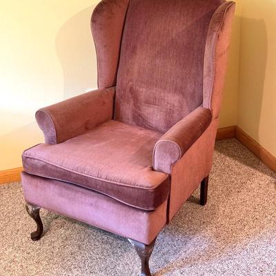 Dark Pink Victorian Style Chair 