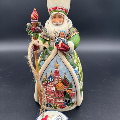 Jim Shore “Grandfather Frost” Russian Santa Figurine 2010 #1
