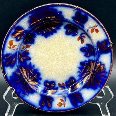 Gaudy Welsh Ironstone plate