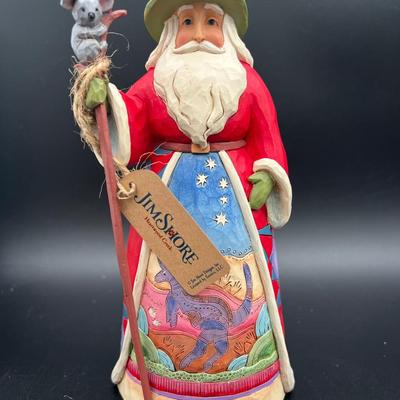 Jim Shore “An Outback Christmas” Australia Santa Figurine 2014 Heartwood Creek #2