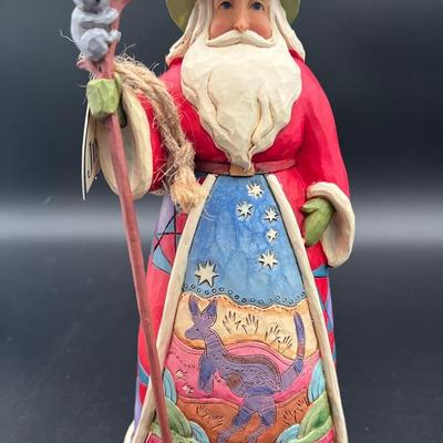 Jim Shore “An Outback Christmas” Australia Santa Figurine 2014 Heartwood Creek #1