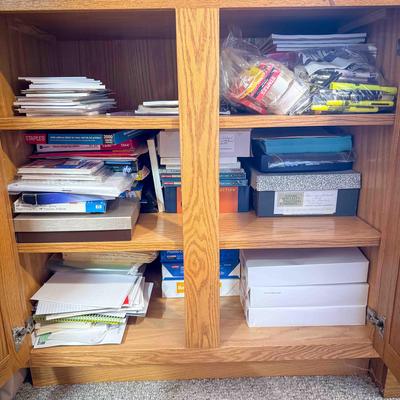 Closet Full of Office Supplies - PAPER!