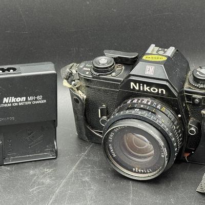 Nikon EM 35mm Film Camera With 50mm 1.8 Lens