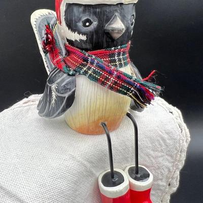 Winter Woody with Red Hat