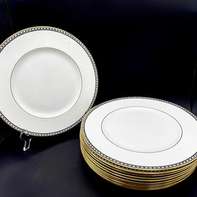 (10) Wedgwood Ulander Plates & (1) Colonnade Plate