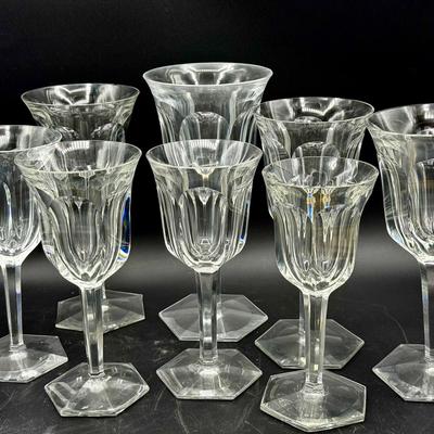 Baccarat Glasses With Stickers 