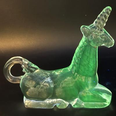 Kosta Boda Glass Unicorn Zoo Series Sweden Vintage