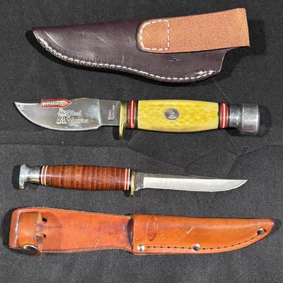 2 Very Nice Knives, Ka Bar and Steel Warrior