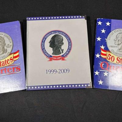 State Quarters Collectors Books Completely Filled