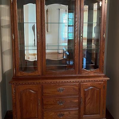 Wooden China Cabinet 