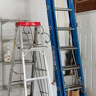 Step Ladder & Extension Ladder Lot