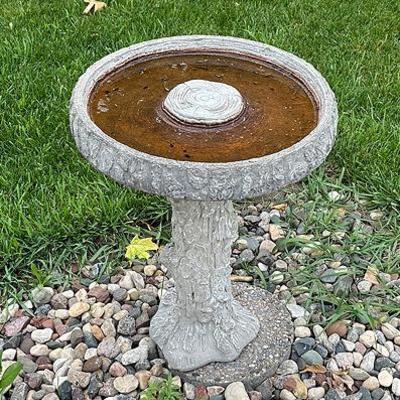 Concrete Birdbath