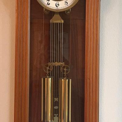 Vintage Wooden Pendulum Wall Clock