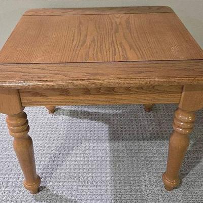 Wooden End Table 