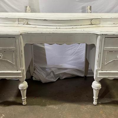 White Wooden Vanity