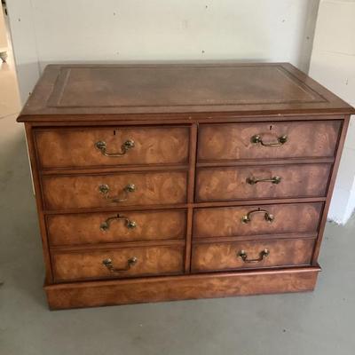 Sale Photo Thumbnail #333: $150 leather top 4 drawer filing cabinet 