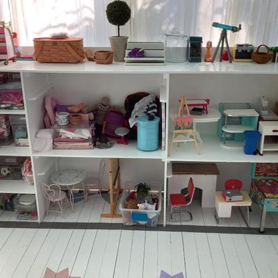 Sale Photo Thumbnail #119: $125 handmade organizer 2 tier 41"H 82"L 19"depth