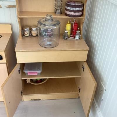 Sale Photo Thumbnail #154: $199 Childcraft kitchen hutch playset 