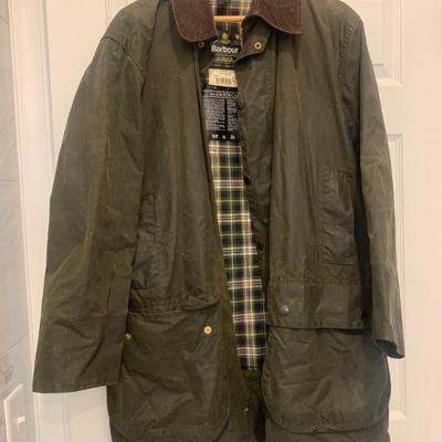 $125 Barbour men’s classic coat 
