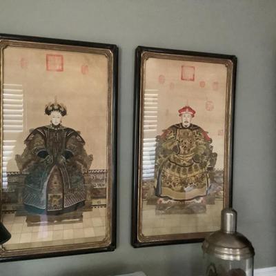Sale Photo Thumbnail #331: $195 each Chinese Imperial Emperor & Empress Qing Dynasty 