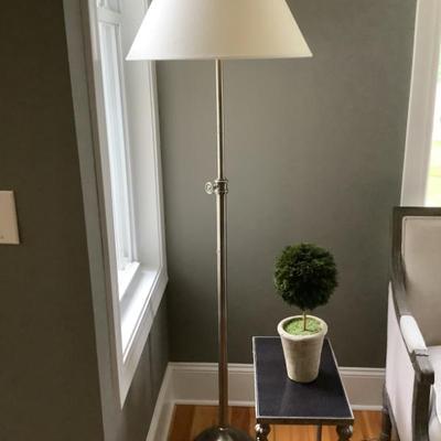 $95 floor lamp, heavy metal base 67"H