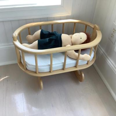 Sale Photo Thumbnail #149: $45 De Speelgaard baby doll rocking crib