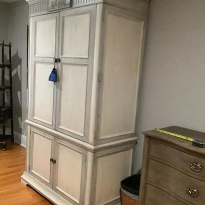 $ Restoration Hardware cabinet 88"H 49"L 24"depth