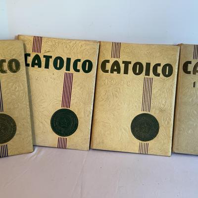 1946, 47, 48 & 49 Catoico Yearbooks, Midland Texas