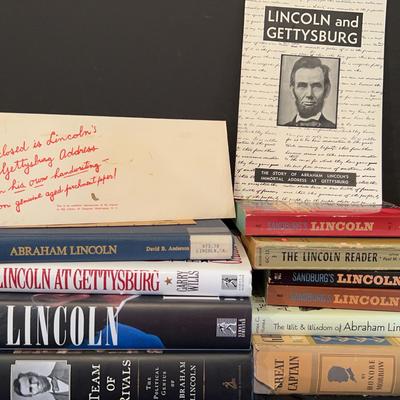 Lot Of Abraham Lincoln Books