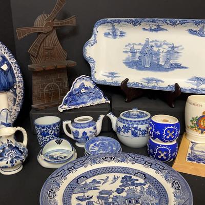 Blue Dishes