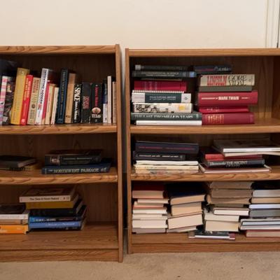 (2) Bookshelves ***BOOKS NOT FOR SALE***