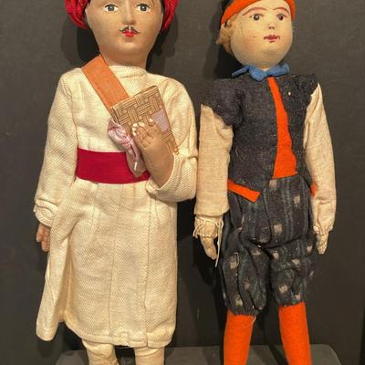 2 Vintage Culture Dolls 