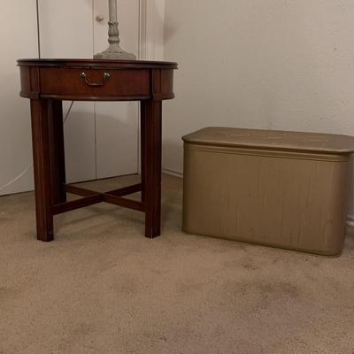 Lamp, Side Table, Hamper/Bench