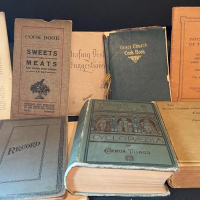 Lot Of Vintage Cookbooks & More