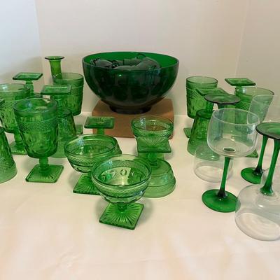 Green Glassware