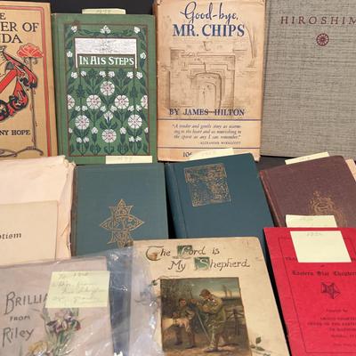 Lot Of Old Books.