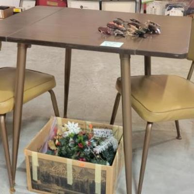 Sale Photo Thumbnail #178: Vintage Table & CHairs