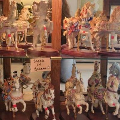Sale Photo Thumbnail #8: Lenox Carousel Horses