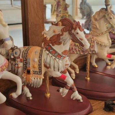 Sale Photo Thumbnail #10: Lenox Carousel Horses