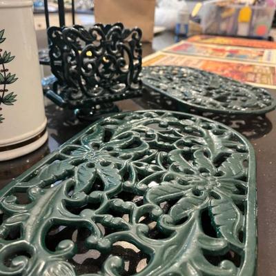 Cast Iron & Enamel Trivets