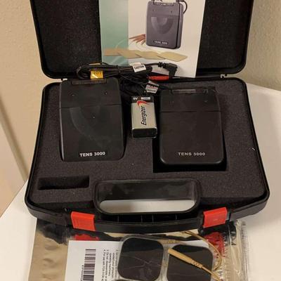 Tens 3000 Unit With Instruction Manual And Carrying Case