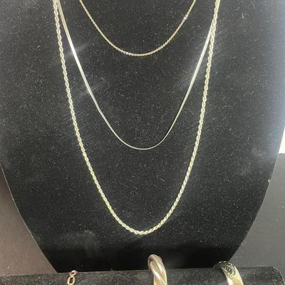 Sterling Silver Necklaces & Bracelets 