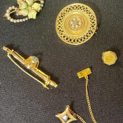 Diamonds & 14k Items - See Description 