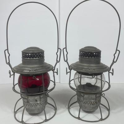 Antique Adam’s & Westlake Co. Railroad Lanterns 