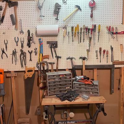 TOOLS and Black and Decker Work Bench
